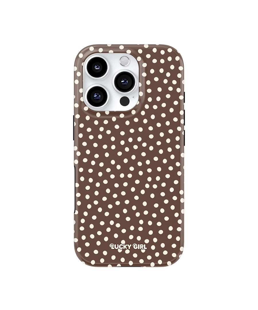 Espresso Dots Phone Case