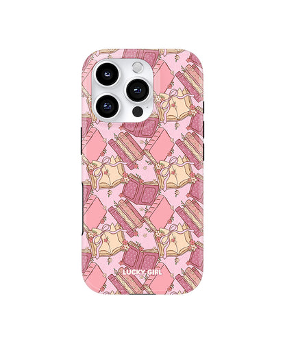 Pink Prose Phone Case