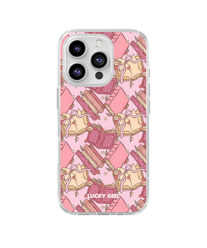 Pink Prose Clear Case Insert