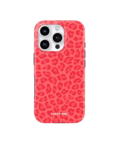Vermillion Leopard Phone Case