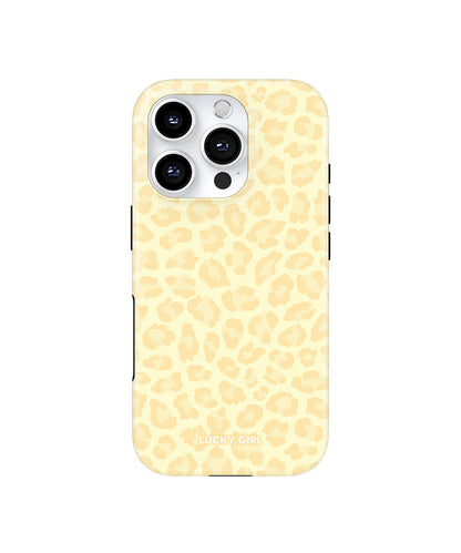 Banana Whispers Leopard Phone Case