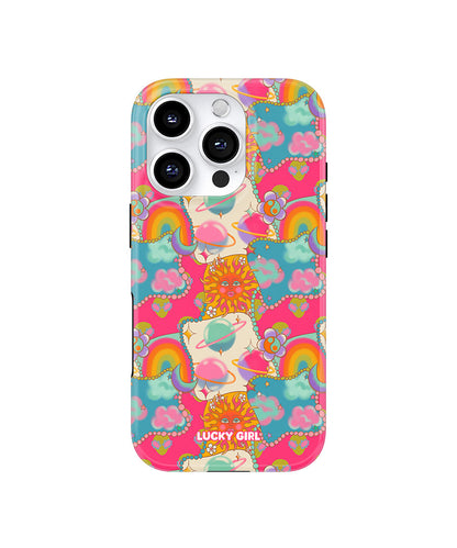 Neon Cosmos Phone Case