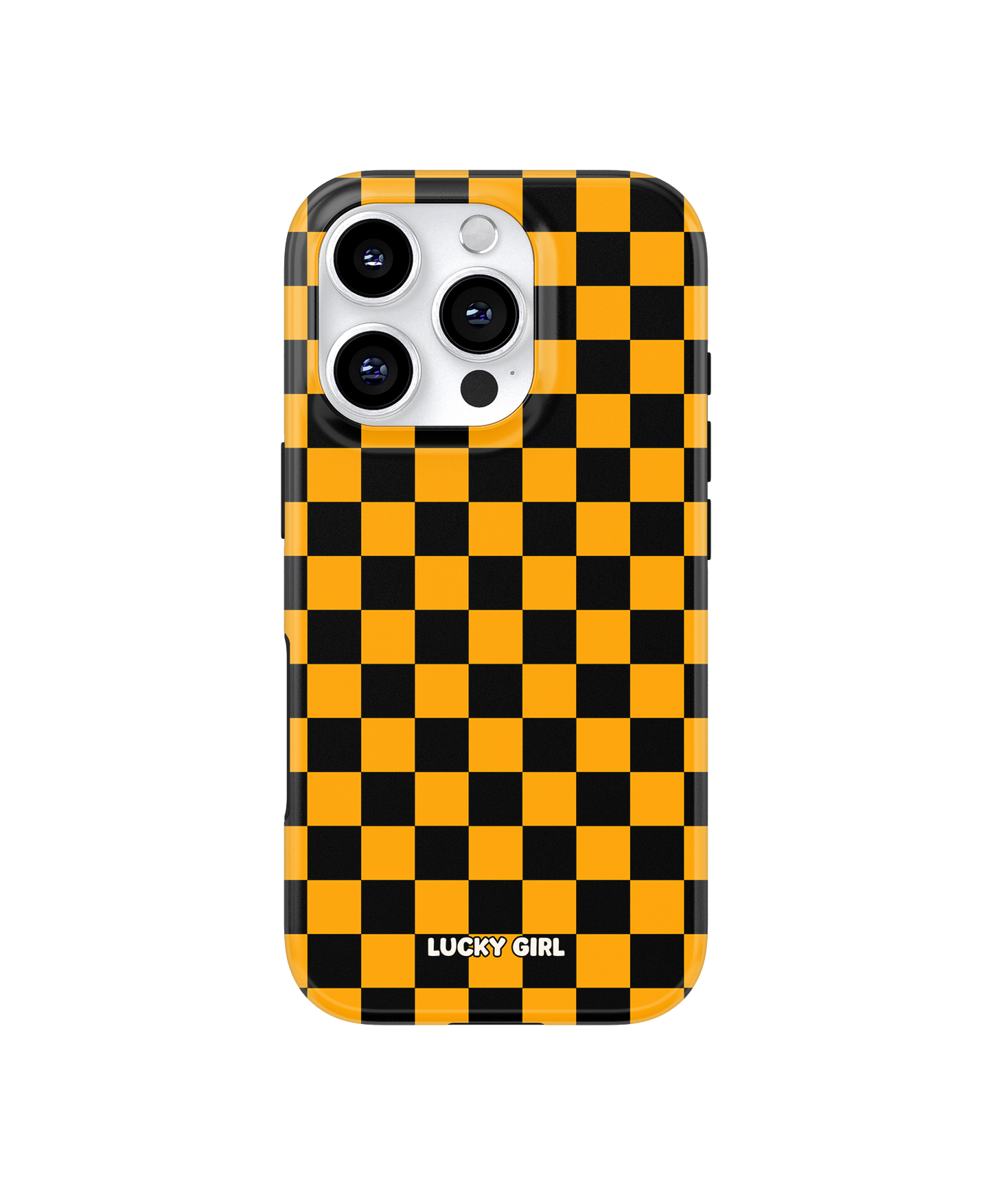 Creamsicle Checkers Phone Case