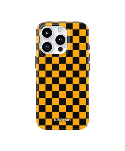 Creamsicle Checkers Phone Case