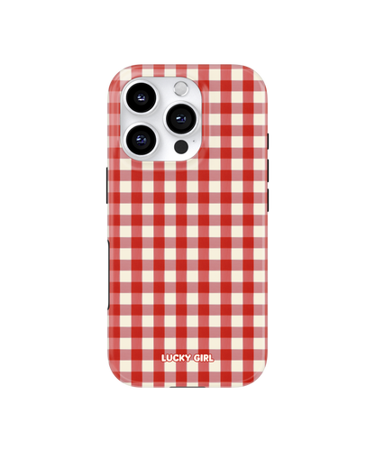 Apple Gingham Phone Case