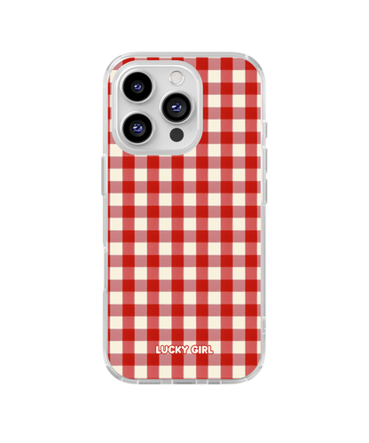 Apple Gingham Clear Case Insert