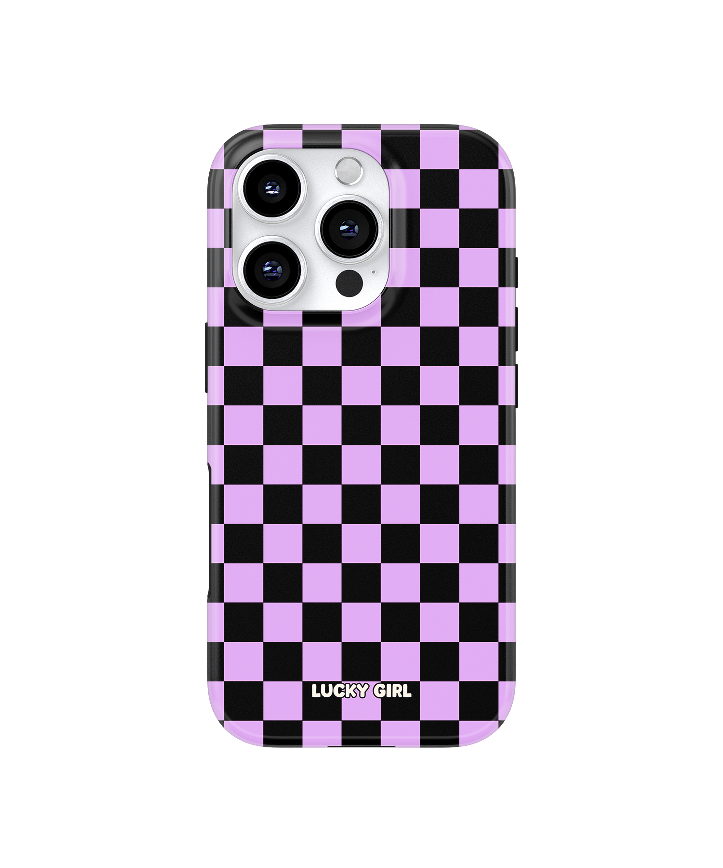 Lavender Checkers Phone Case