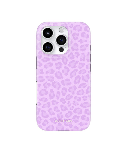 Lilac Leopard Phone Case