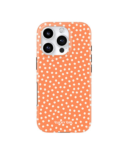 Tangerine Dots Phone Case