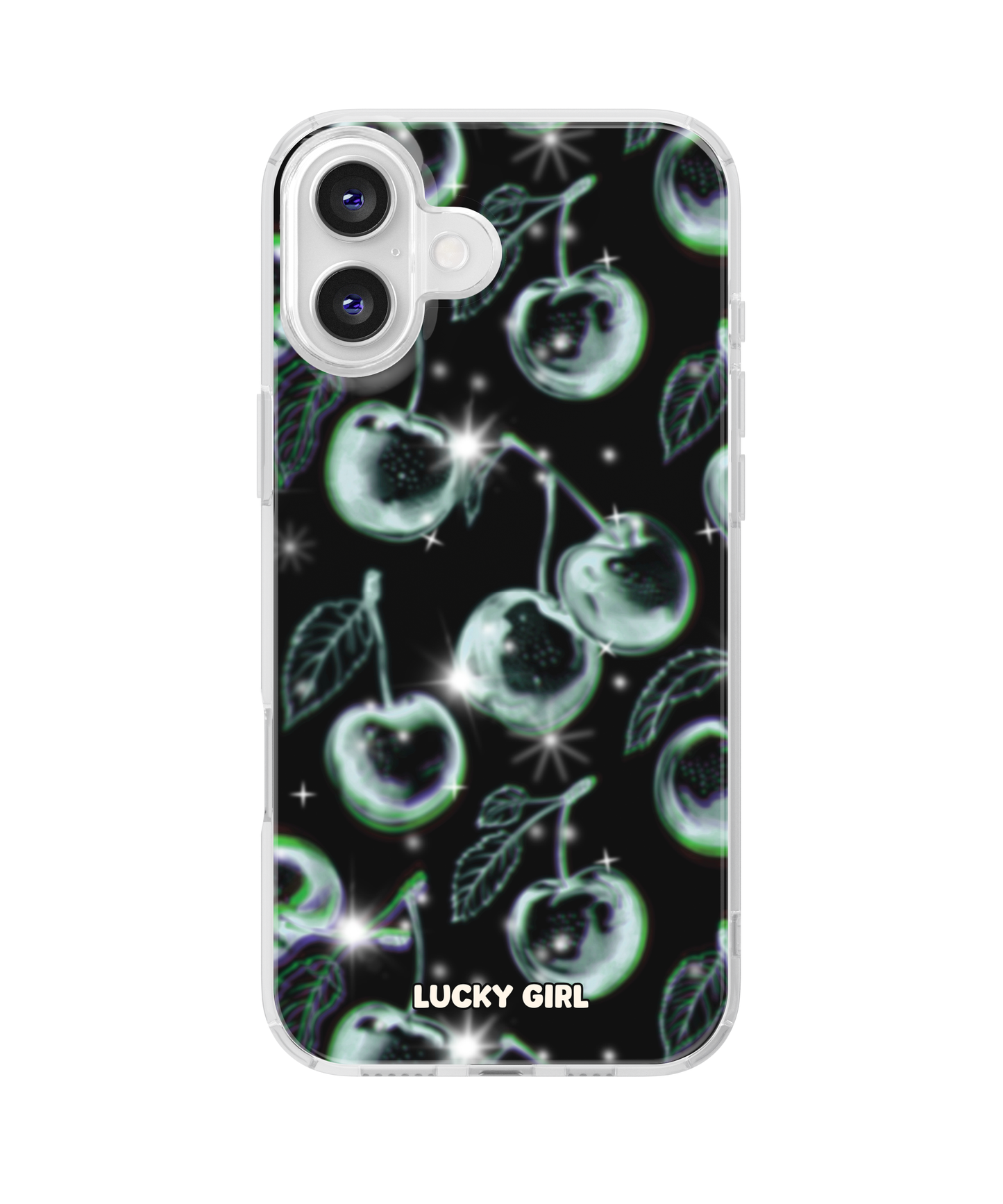 Chrome Cherries Clear Case Insert