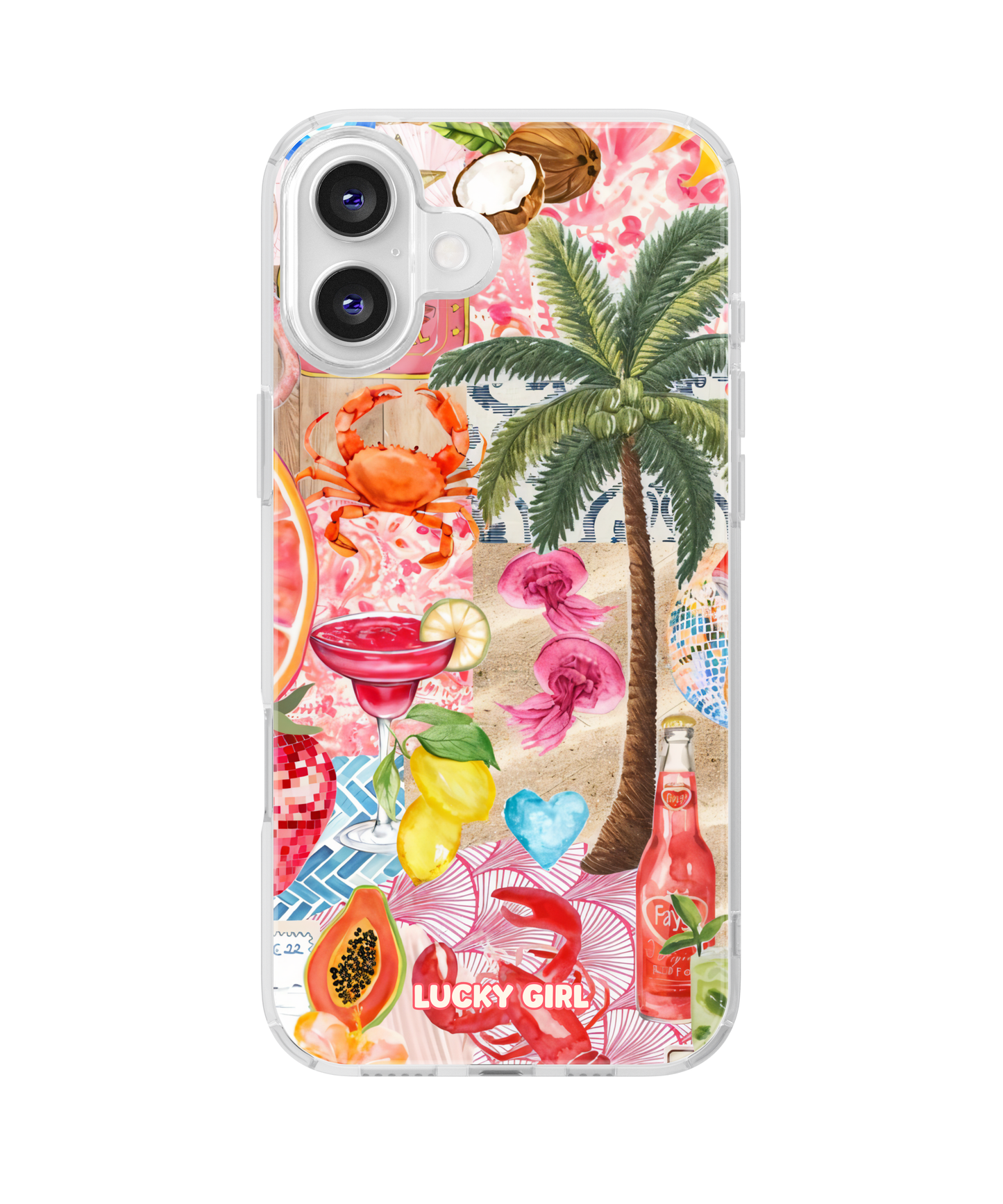 Palm Party Clear Case Insert