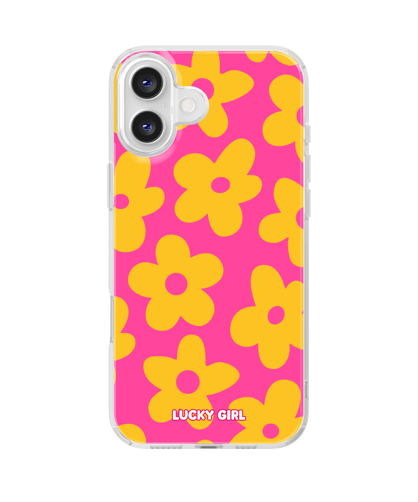 Pink Lemonade Big Blooms Clear Case Insert