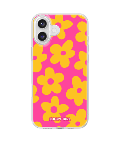 Pink Lemonade Big Blooms Clear Case Insert