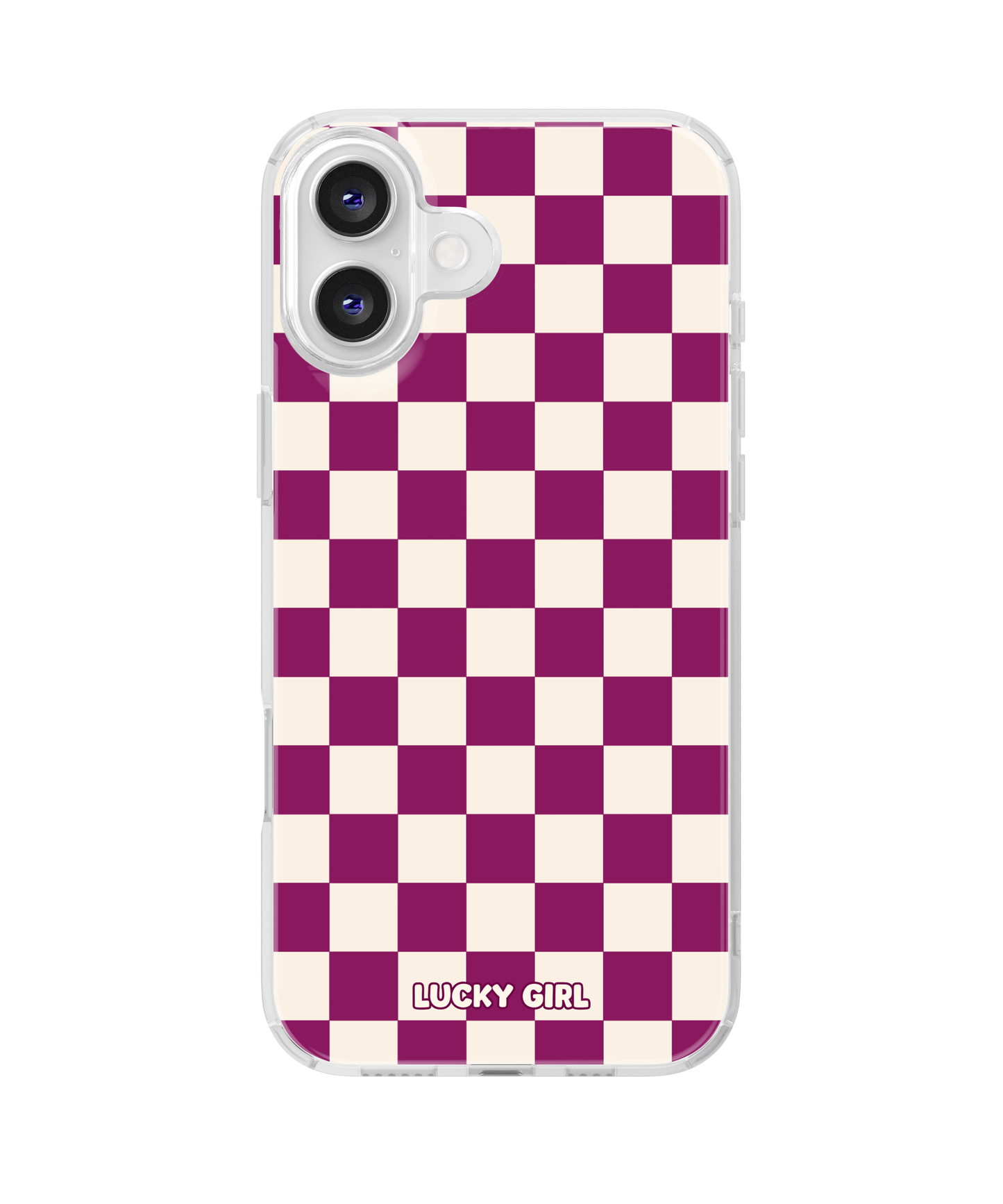 Velvet Checkers II Clear Case Insert