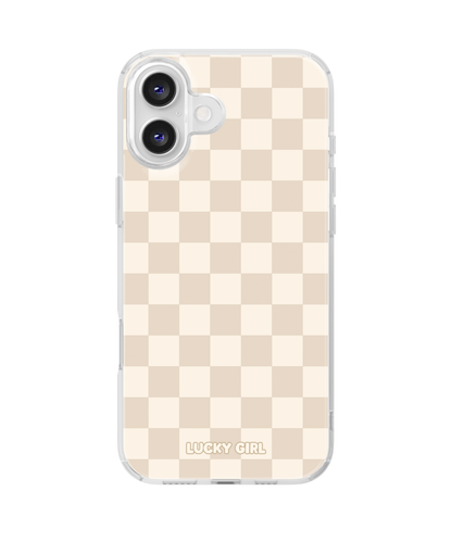 Vanilla Milkshake Checkers Clear Case Insert