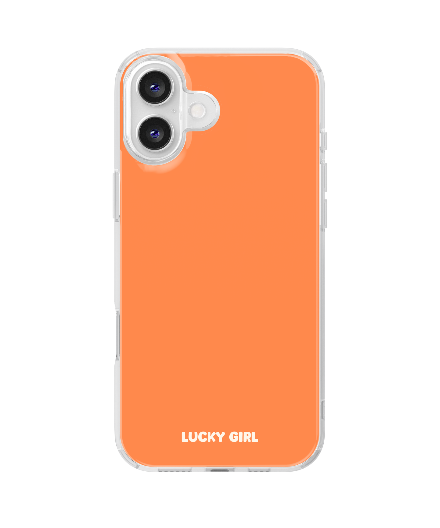 Tangerine Solids Clear Case Insert