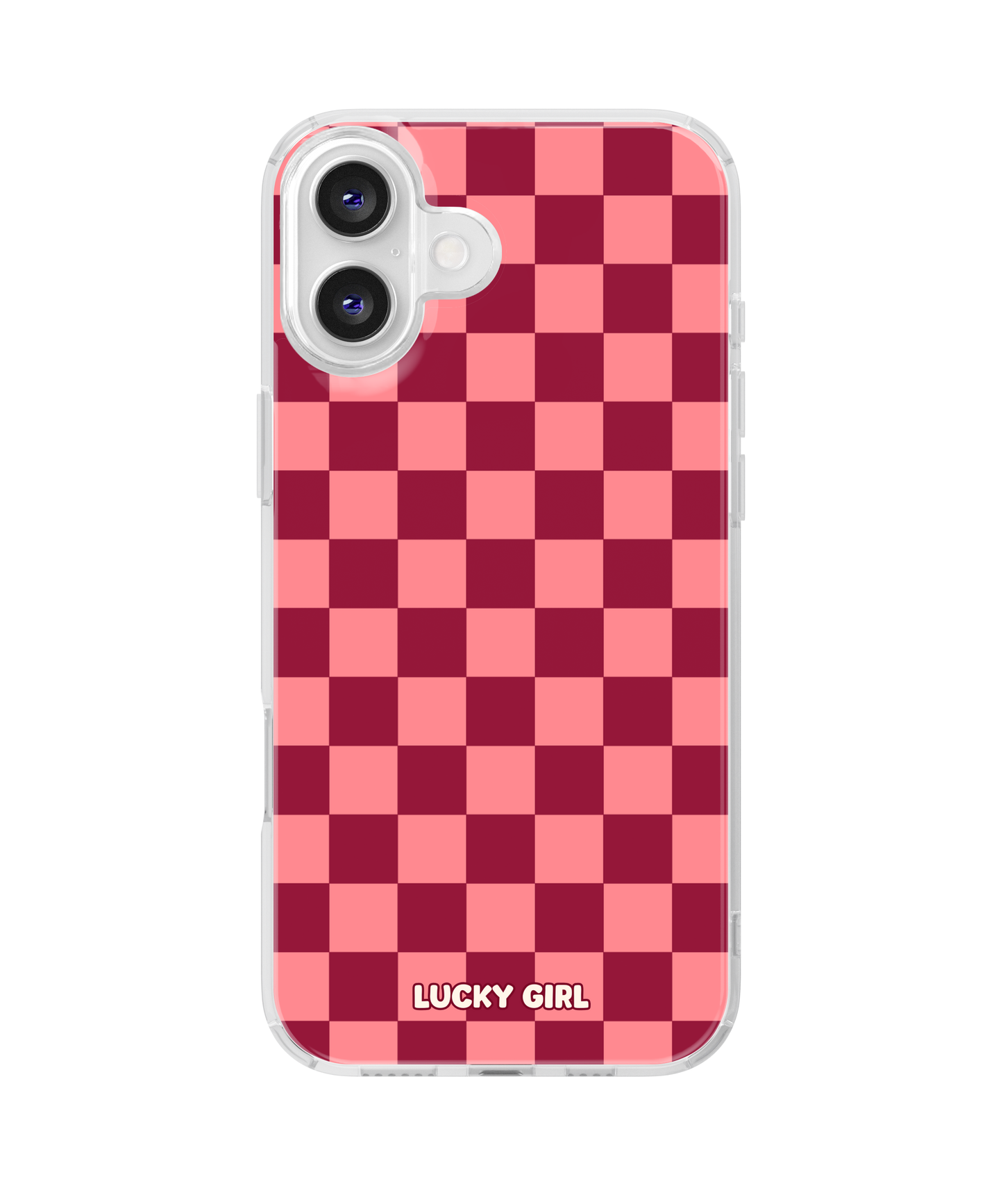 Love Checkers Clear Case Insert