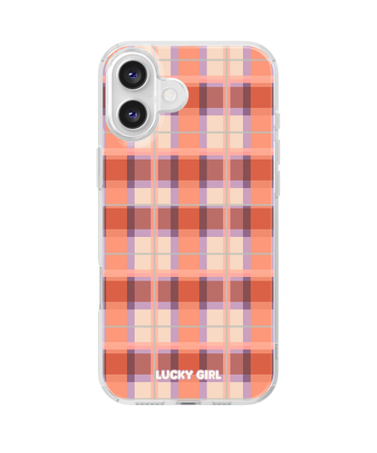 Jelly Bean Plaid Clear Case Insert