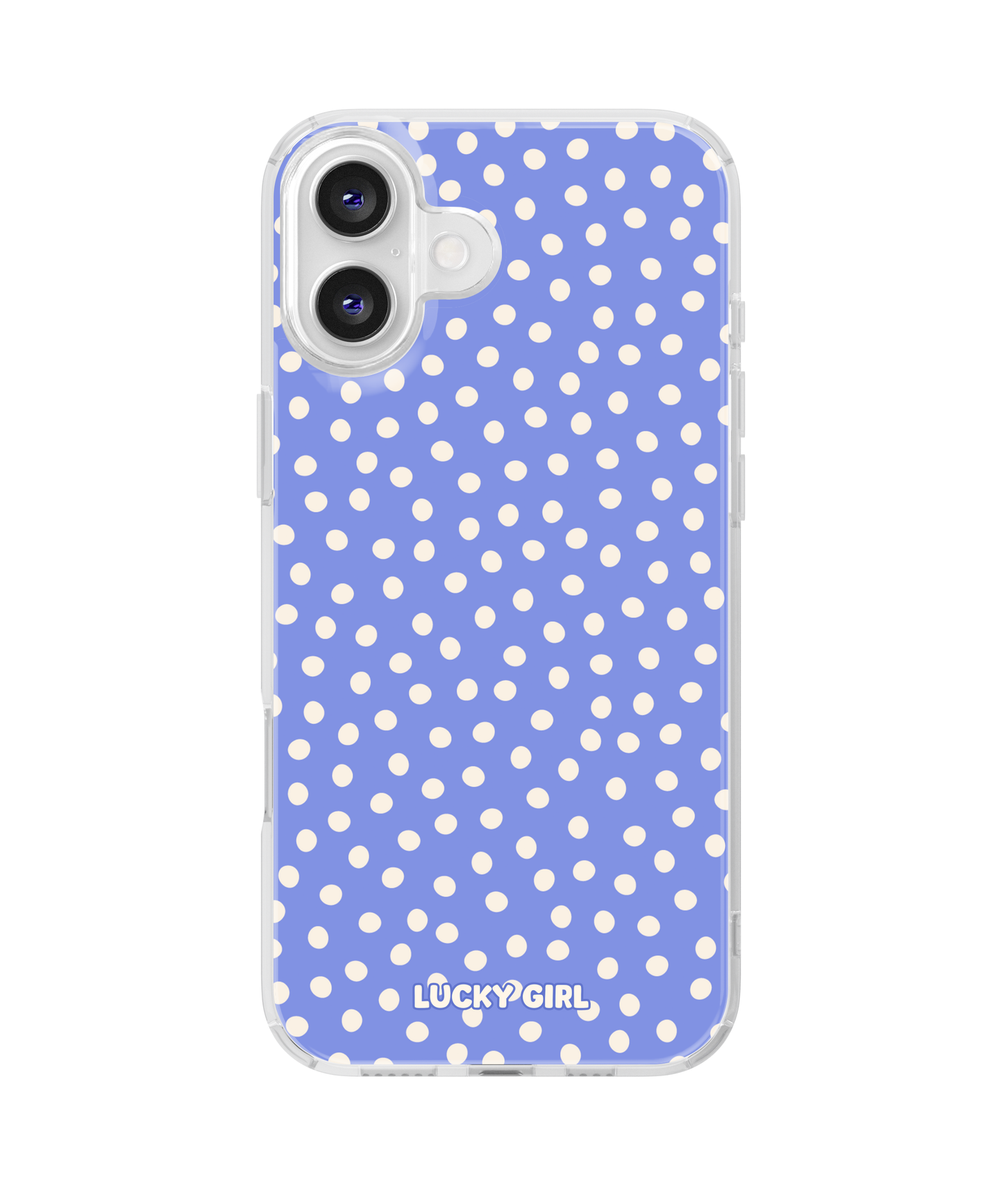 Bluebell Dots Clear Case Insert