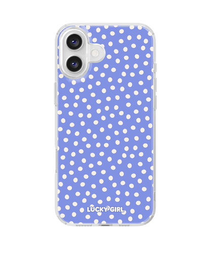 Bluebell Dots Clear Case Insert