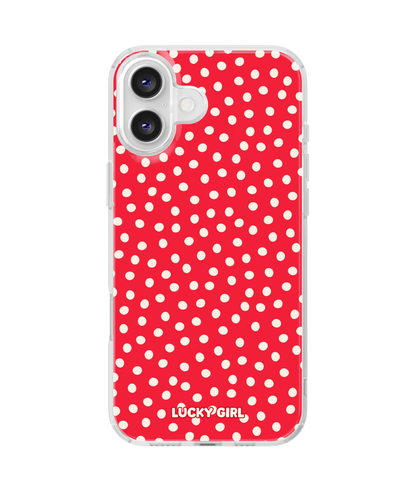 Vermillion Dots Clear Case Insert