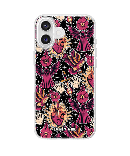 Silent Heart Clear Case Insert