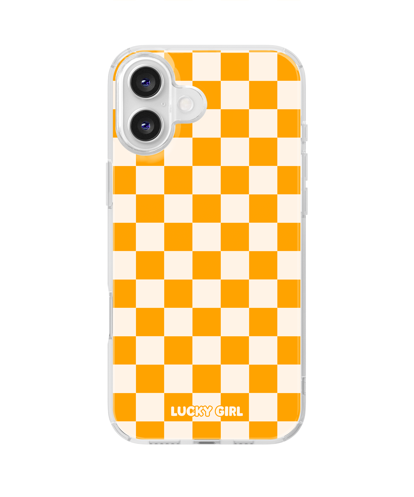 Creamsicle Checkers II Clear Case Insert