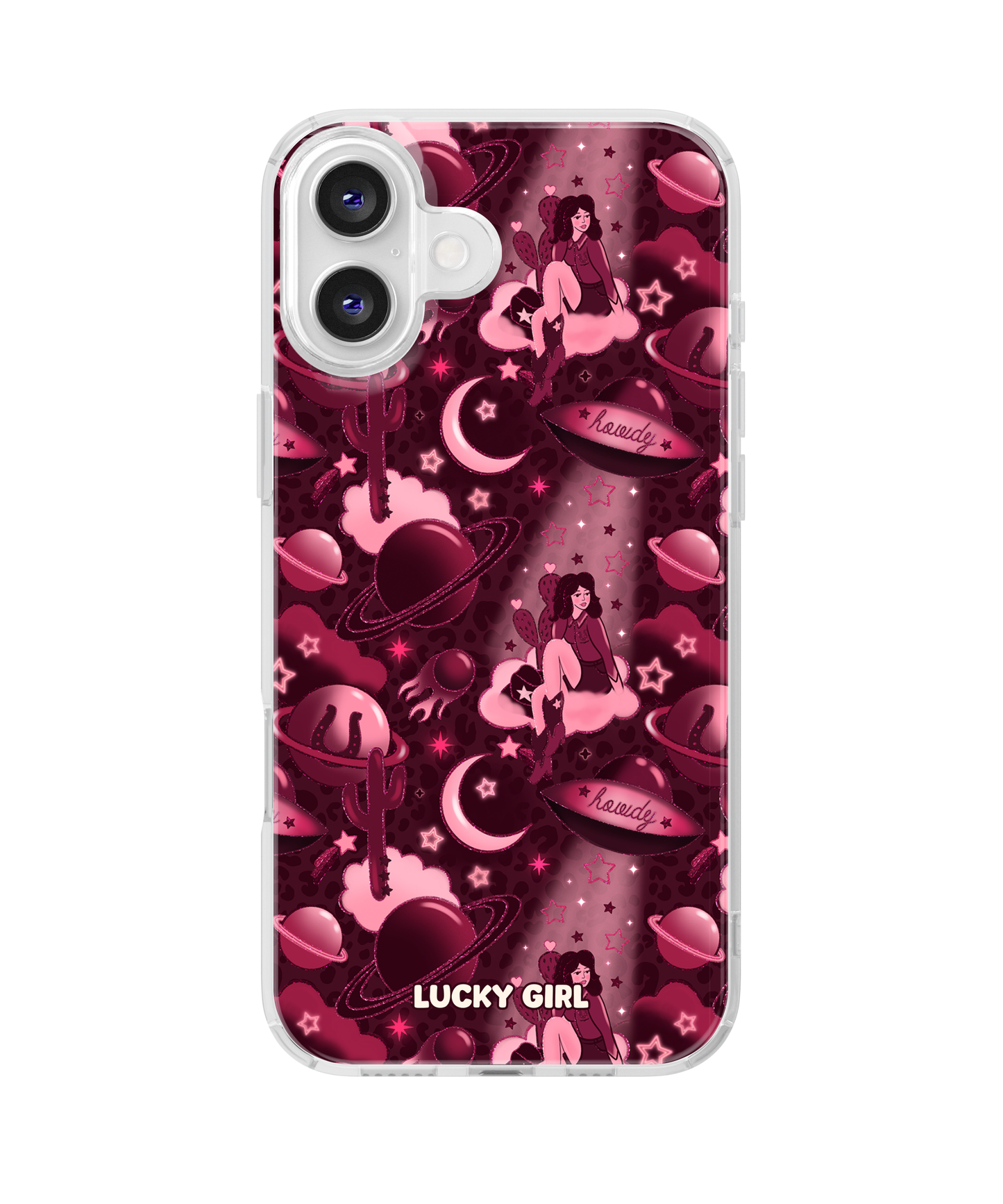 Cosmic Cowgirl Clear Case Insert