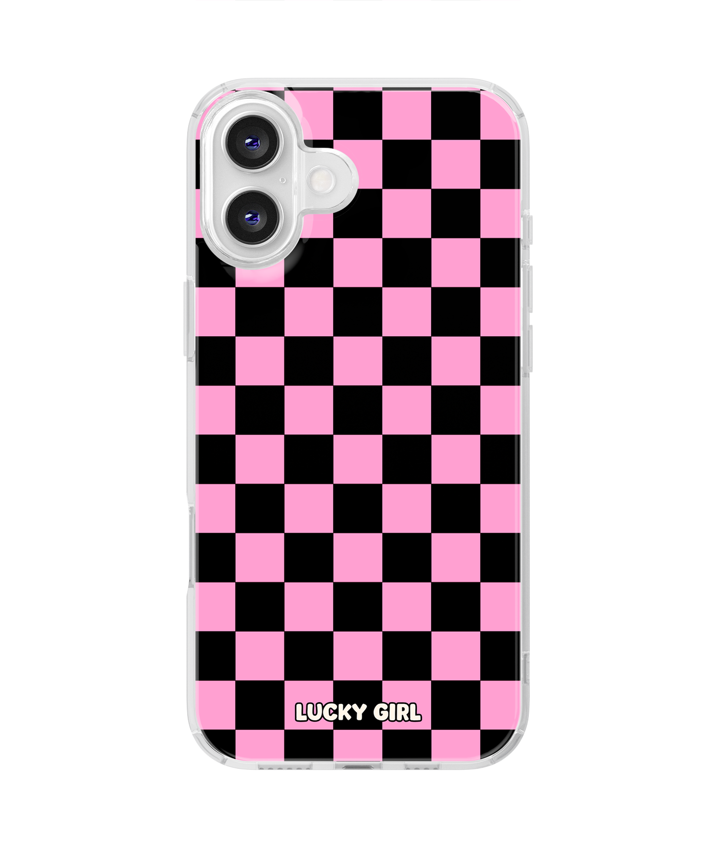 Bubblegum Checkers Clear Case Insert