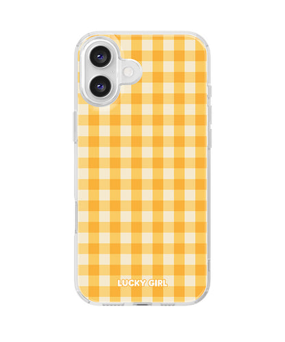 Sunshine Gingham Clear Case Insert