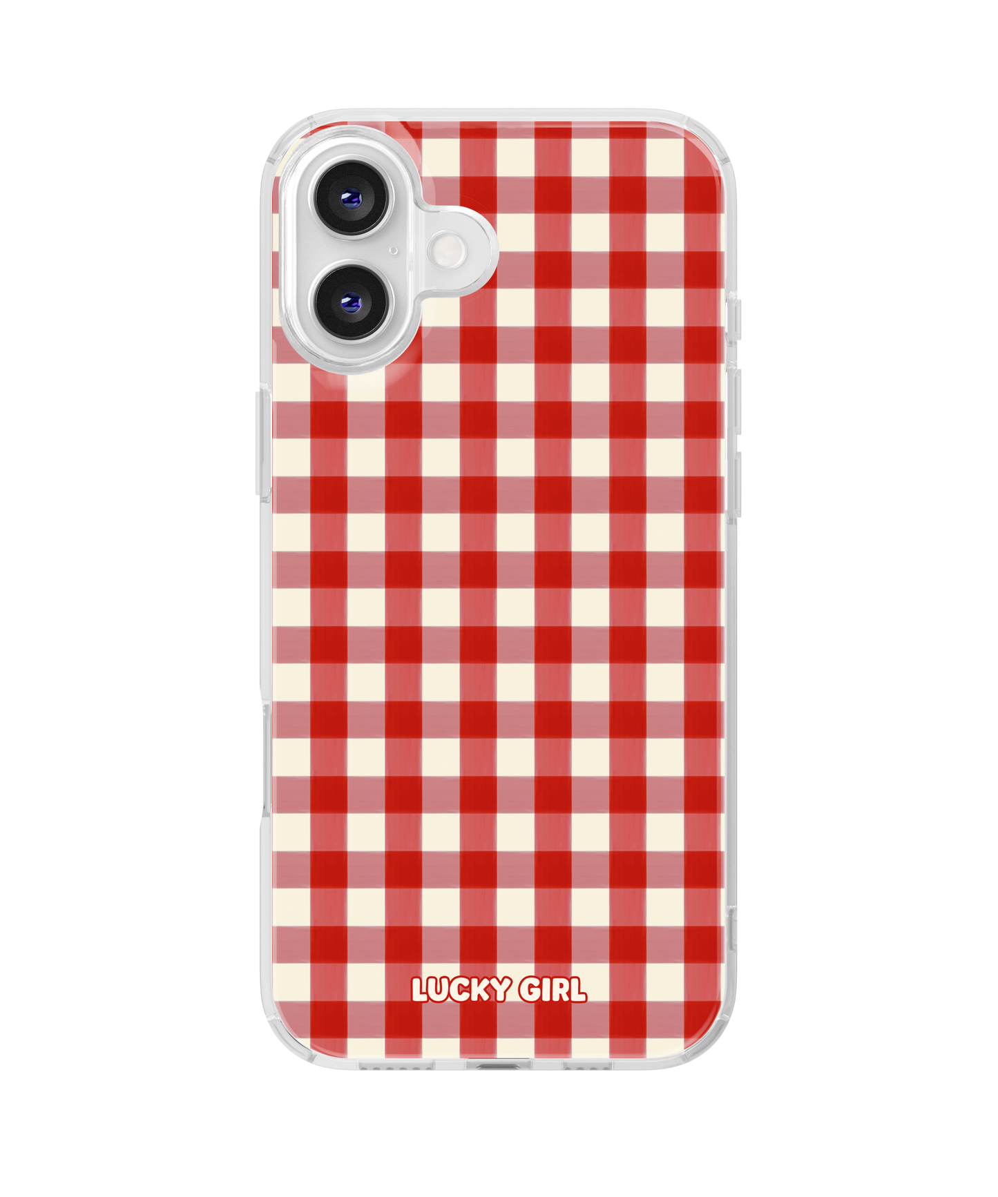 Apple Gingham Clear Case Insert
