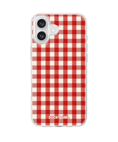 Apple Gingham Clear Case Insert