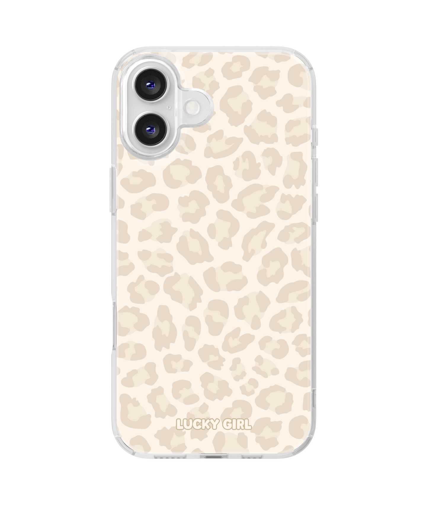 Vanilla Milkshake Leopard Clear Case Insert
