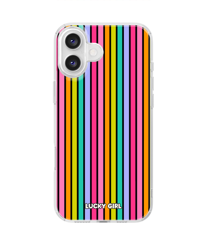 Rainbow Stripes Clear Case Insert