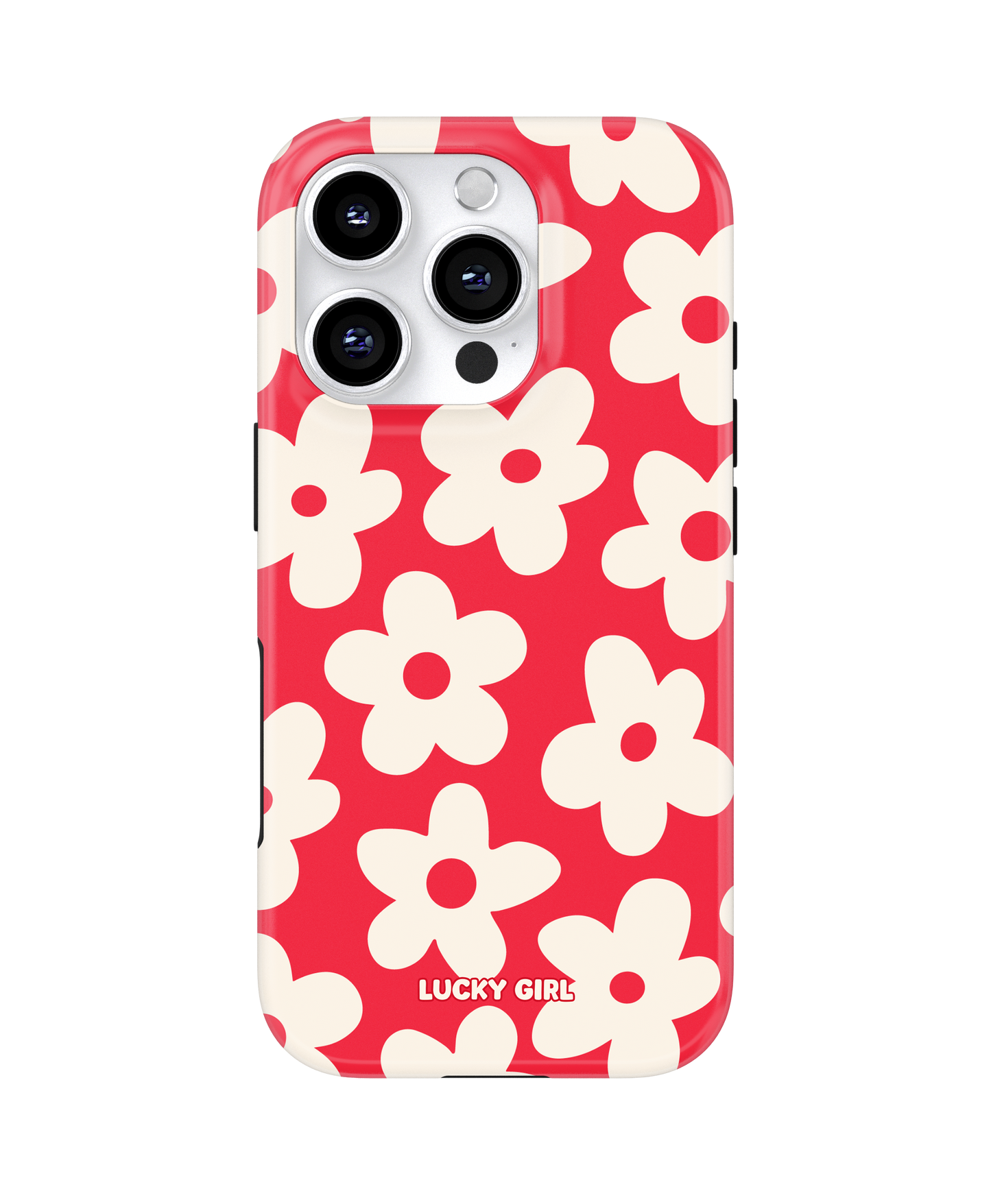 Vermillion Big Blooms Phone Case