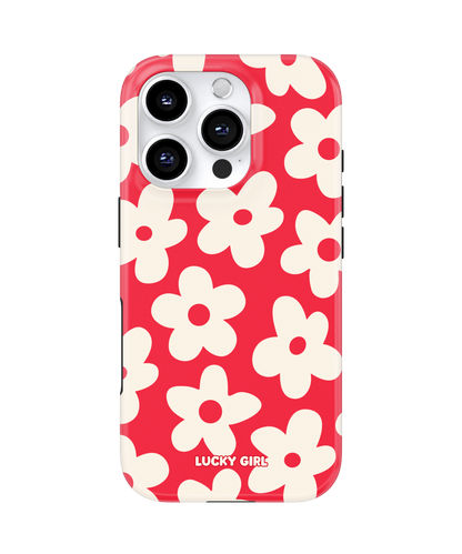 Vermillion Big Blooms Phone Case