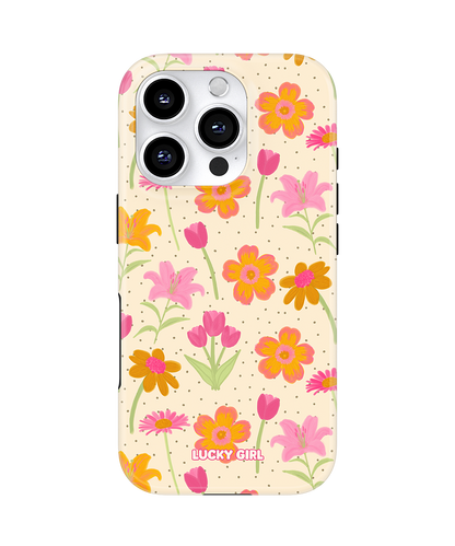 Polka Petals Phone Case