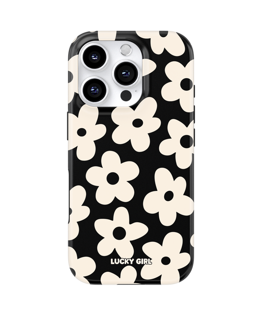 Onyx Big Blooms Phone Case