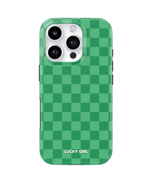 Emerald City Checkers Phone Case