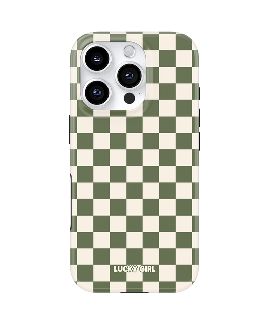 Moss Checkers II Phone Case