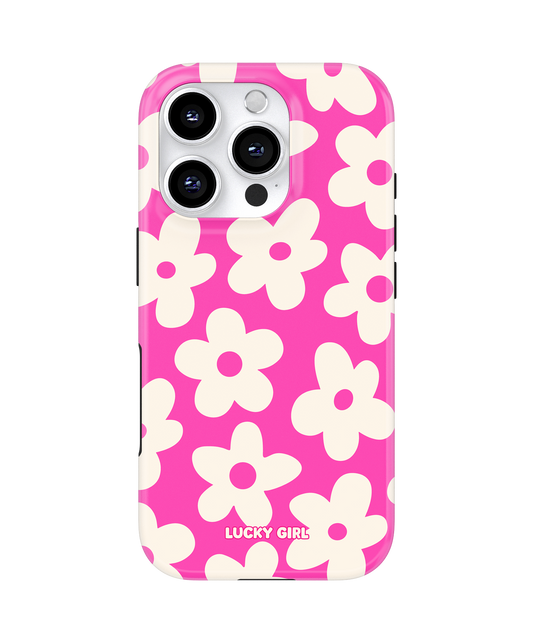Raspberry Big Blooms Phone Case