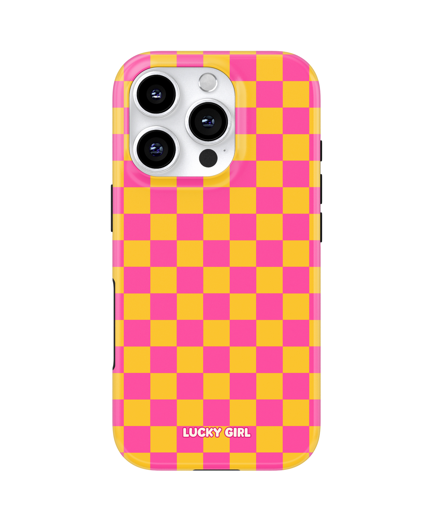 Pink Lemonade Checkers Phone Case