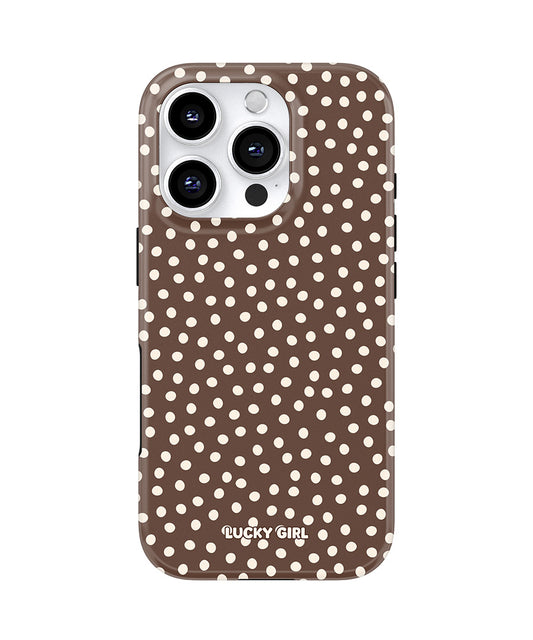 Espresso Dots Phone Case