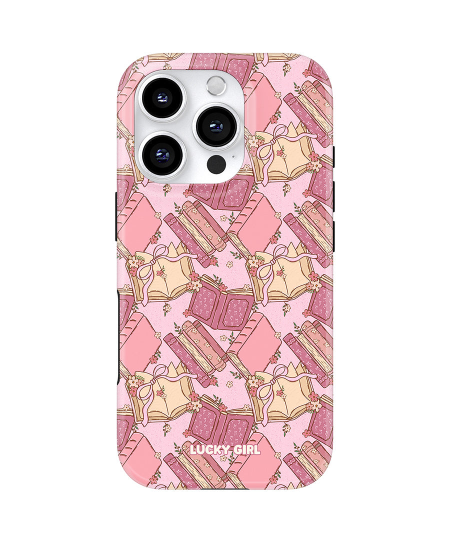 Pink Prose Phone Case