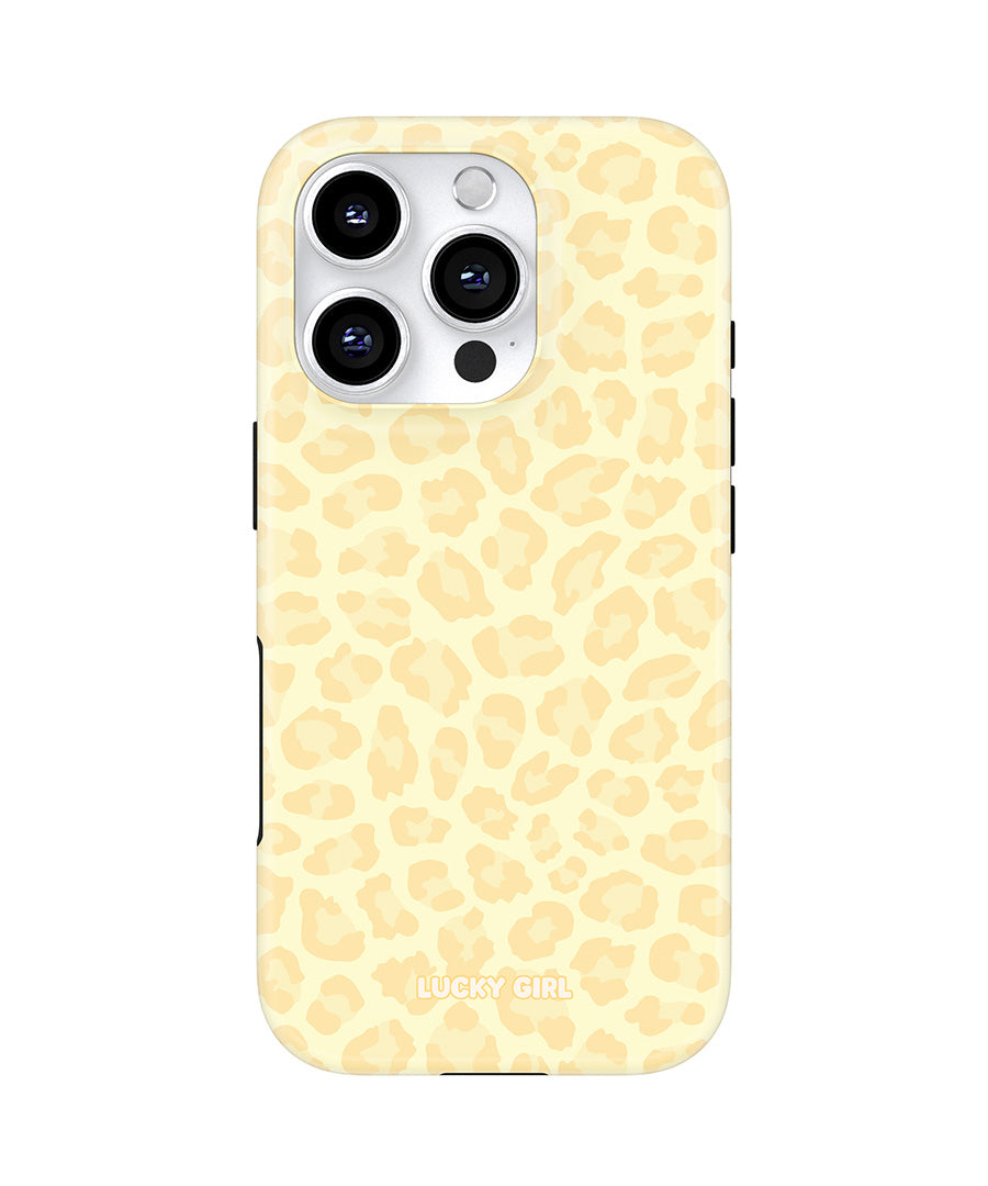 Banana Whispers Leopard Phone Case