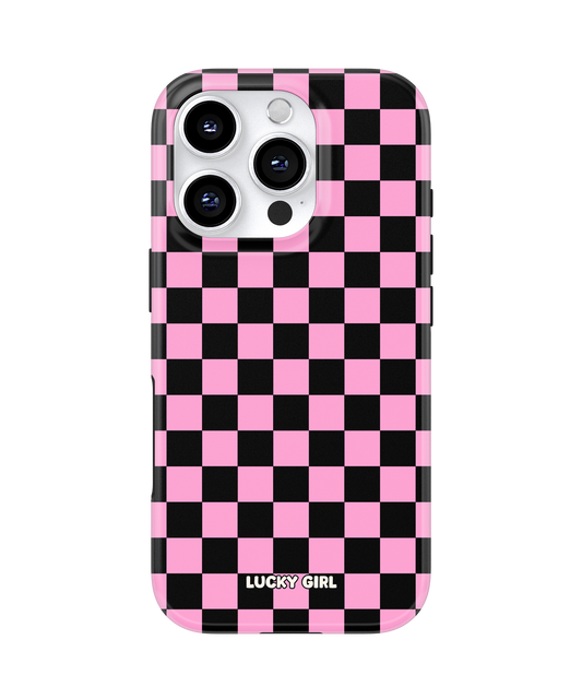 Bubblegum Checkers Phone Case