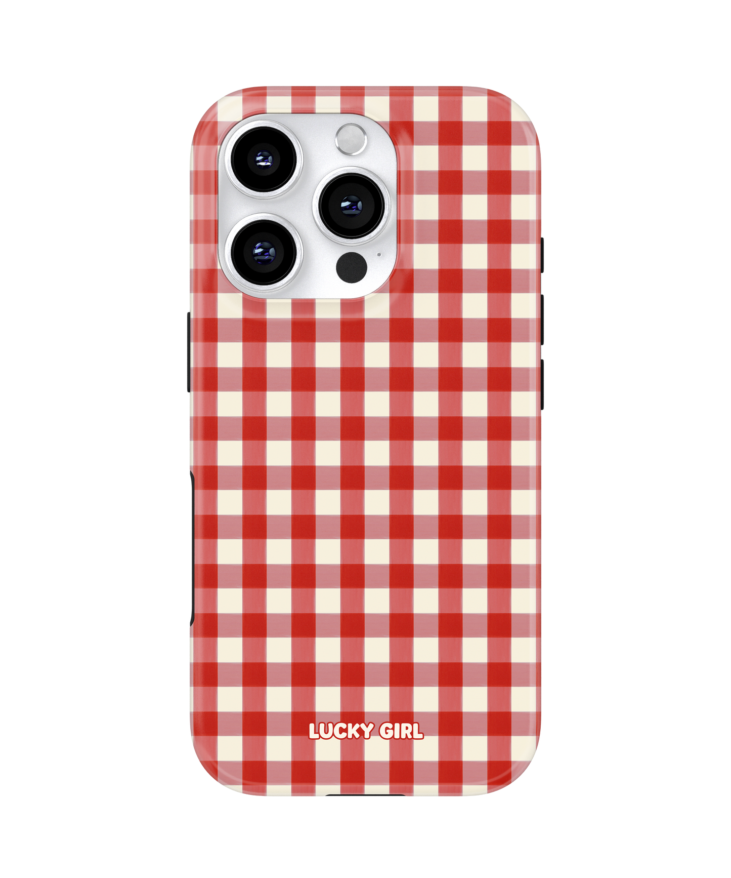 Apple Gingham Phone Case