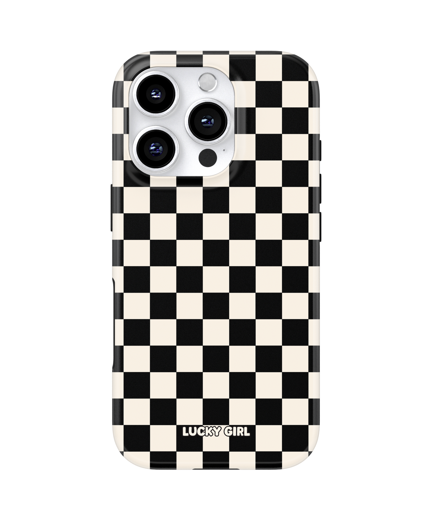 Onyx Checkers II Phone Case