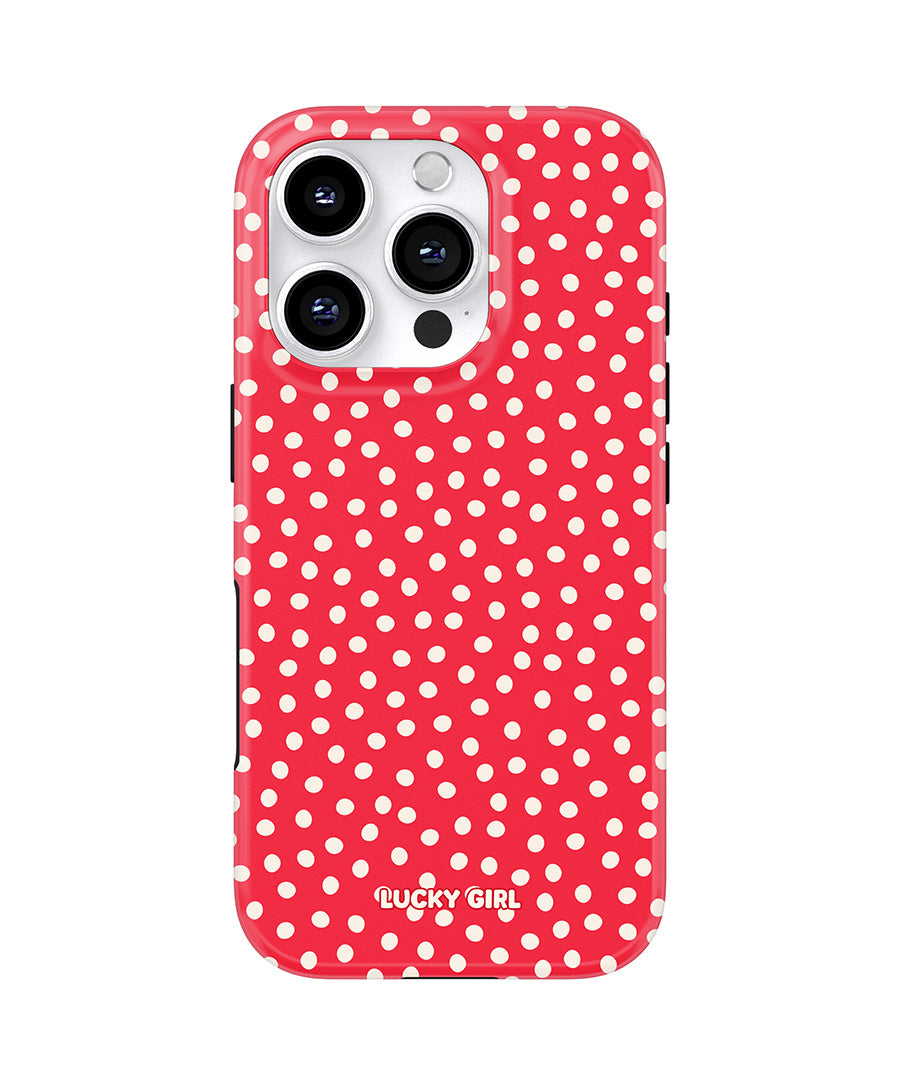 Vermillion Dots Phone Case