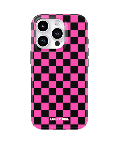 Raspberry Checkers Phone Case